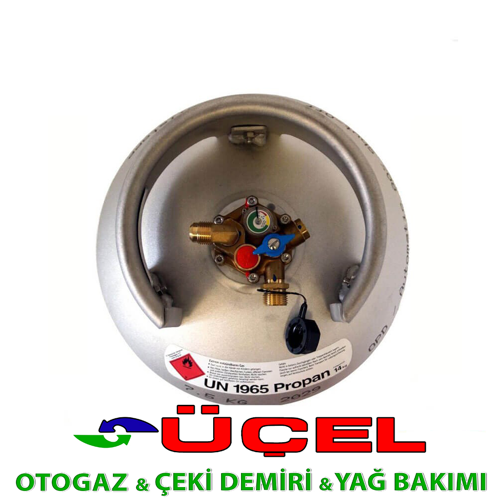 Alugas 33 Litre Valfli Dolumlu Gaz Tüpü - Görsel 4