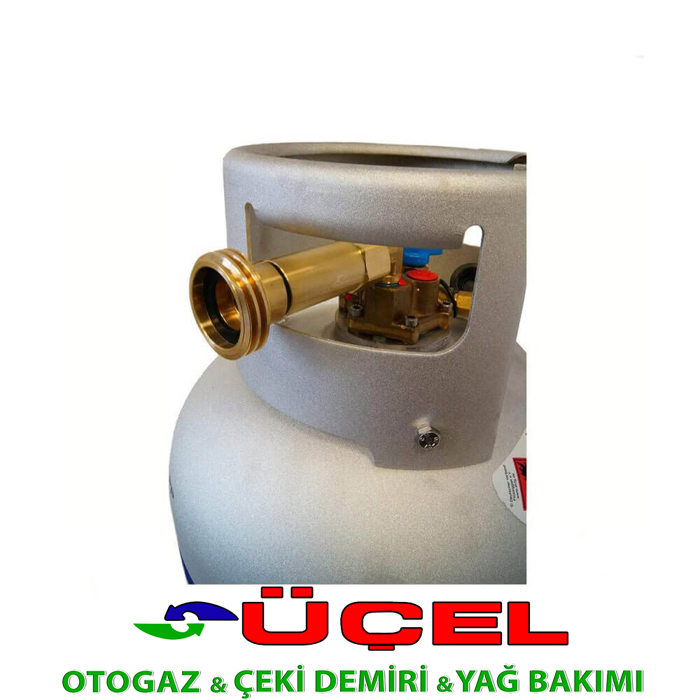 Alugas 33 Litre Valfli Dolumlu Gaz Tüpü - Görsel 3