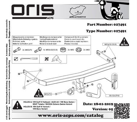 Audi A3 Çeki Demiri 8L 1996-2003 - Görsel 4