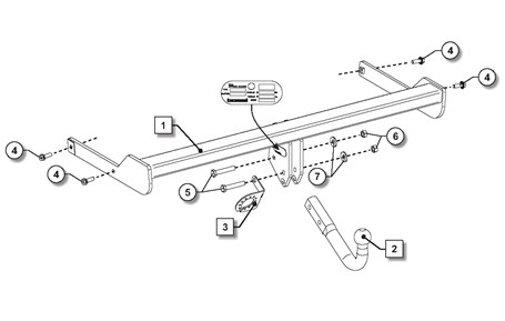 Audi A3  Çeki Demiri  8v 2016- Hatchback,Sportback - Görsel 4