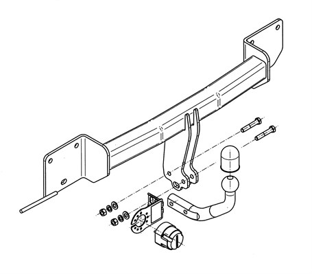 Bmw 1-Serisi Çeki Demiri E87 2004-2012 - Görsel 4