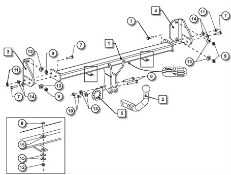 Bmw 2-Serisi Çeki Demiri F45 2014- Active Tourer - Görsel 4