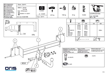 Bmw 3-Serisi Çeki Demiri E90 2005-2012 Sedan,Stationwagon - Görsel 4