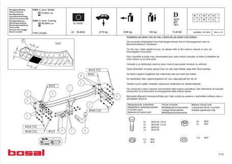 Bmw 5-Serisi Çeki Demiri E60 2003-2010 Sedan,Stationwagon - Görsel 4
