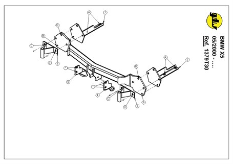 Bmw x5 Sökülebilir Çeki Demiri E53 2000-2006 - Görsel 4