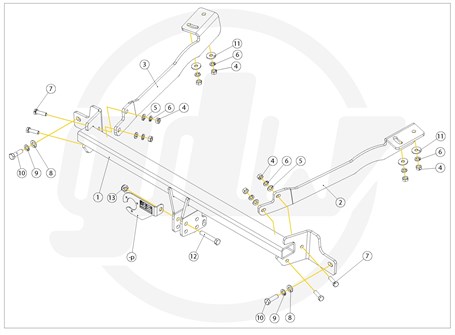 Citroen Berlingo III Çeki Demiri Uzun Şase 2019- - Görsel 4