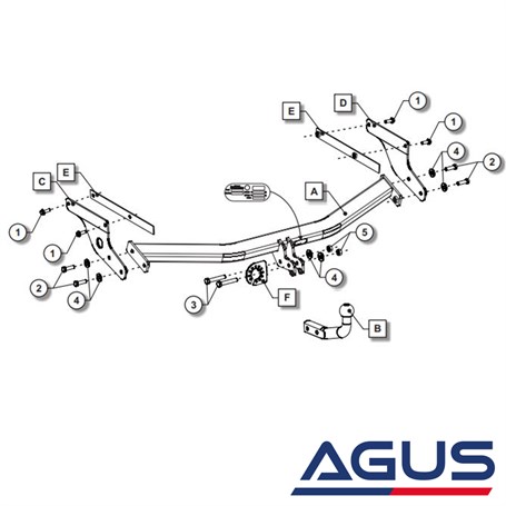 FORD Focus II Çeki Demiri 2005-2013 Stationwagon - Görsel 4