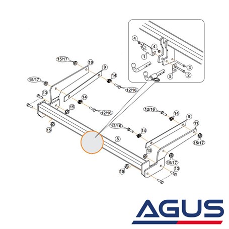 FORD Kuga Çeki Demiri 2008-2019 - Görsel 4