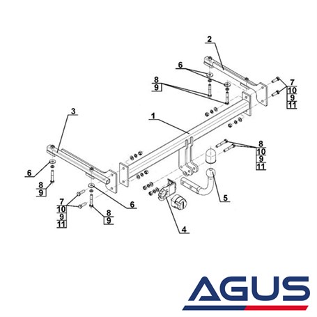 HONDA Civic Çeki Demiri 2006-2013 T Sedan - Görsel 4