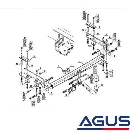 HONDA CR-V Çeki Demiri 1997-2002 - Görsel 4