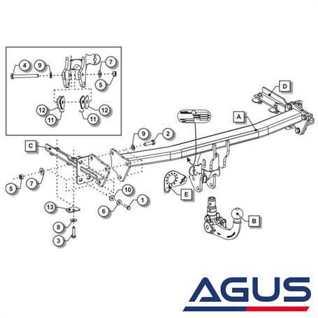 HONDA CR-V Sökülebilir Çeki Demiri 2018- - Görsel 4