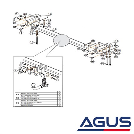 LAND ROVER Discovery 5 Sökülebilir Çeki Demiri 2017- - Görsel 4