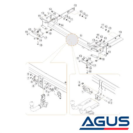 MERCEDES GLE Çeki Demiri W166-C292 2015-2019 Suv, Coupe - Görsel 4