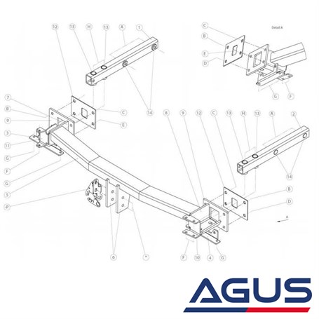 MERCEDES S-Serisi Sökülebilir Çeki Demiri W221 2005-2013 - Görsel 4