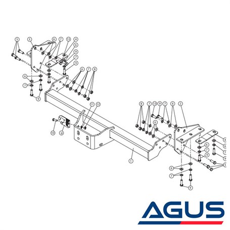 MERCEDES X Class Pick-Up Kamyonet Çeki Demiri - Görsel 4
