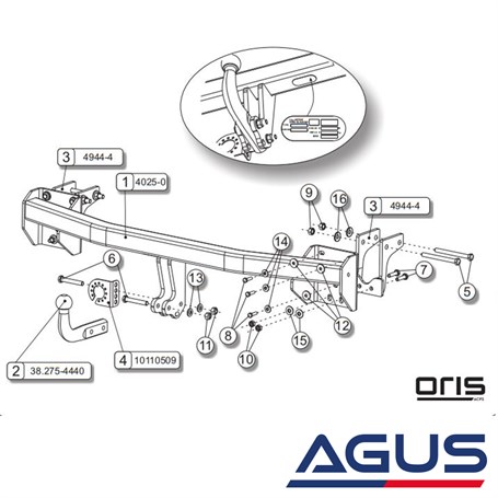 MITSUBISHI Outlander Çeki Demiri 2012- - Görsel 4