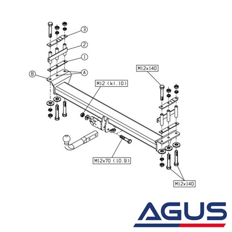 NISSAN Patrol GR Çeki Demiri Y61 1998- - Görsel 4