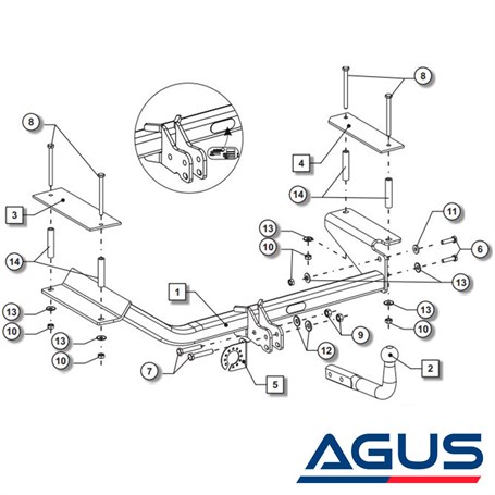 OPEL Astra G Çeki Demiri 1998-2003 Stationwagon - Görsel 4