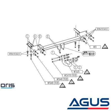 OPEL Astra G Çeki Demiri 1998-2009 Sedan,Hatchback - Görsel 4