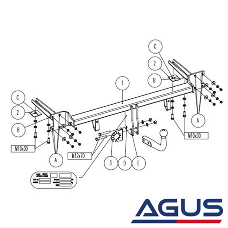 OPEL Astra H Çeki Demiri 2004-2010 Stationwagon - Görsel 4