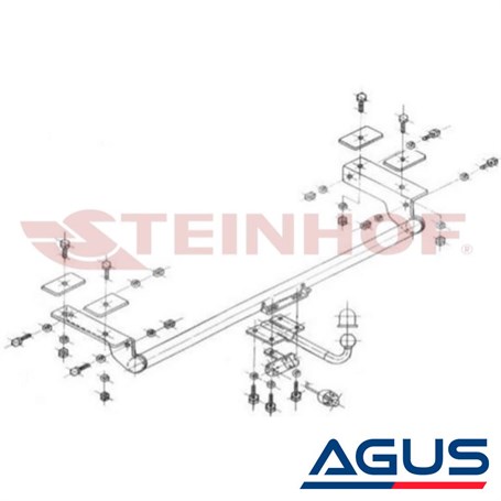RENAULT Clio Symbol Çeki Demiri 1998-2012 Sedan - Görsel 4
