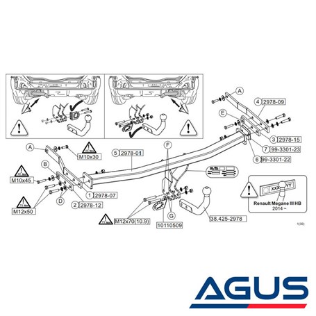 RENAULT Megane II Scenic Çeki Demiri 2004-2009 - Görsel 4