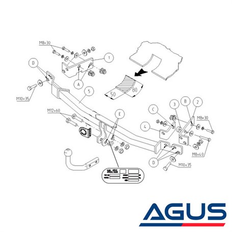 RENAULT Twingo I Çeki Demiri - Görsel 4
