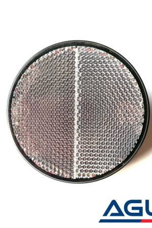 Römork Yuvarlak Reflektör Civatalı Beyaz