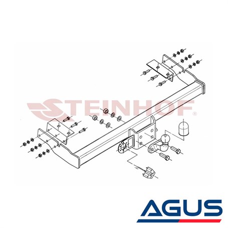 TOYOTA RAV 4 Çeki Demiri 1994-2000 - Görsel 4